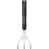 imageFiskars Xact Hand Rake Heavy Duty Gardening Hand Tool with Ergonomic Handle and Hanging Hole for Storage Stainless Steel Head and Tines Perfect for Maintaining a Raised Garden BedCultivator Pack of 4