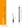 imageFiskars XtendControl Extendable Tree Pruner 16 ft Adjustable Branch Trimmer with Rotating Pruning Head 15quot X3 DoubleHooked Saw 48 ft Extension Poles ampamp Automatic Cord Reel for Precision CuttingX1 Saw