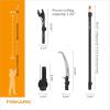 imageFiskars XtendControl Extendable Tree Pruner 16 ft Adjustable Branch Trimmer with Rotating Pruning Head 15quot X3 DoubleHooked Saw 48 ft Extension Poles ampamp Automatic Cord Reel for Precision Cuttingw Rotating Pruning Head
