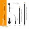 imageFiskars XtendControl Extendable Tree Pruner 16 ft Adjustable Branch Trimmer with Rotating Pruning Head 15quot X3 DoubleHooked Saw 48 ft Extension Poles ampamp Automatic Cord Reel for Precision CuttingFixed Pruning Head
