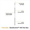 imageFiskars XtendControl Extendable Tree Pruner 16 ft Adjustable Branch Trimmer with Rotating Pruning Head 15quot X3 DoubleHooked Saw 48 ft Extension Poles ampamp Automatic Cord Reel for Precision CuttingX2 Hook Bill Saw