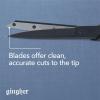 imageGingher Featherweight Bent Handle Scissors  8quot Stainless Steel Shears  Sharp Fabric Scissors  Black8 Shears