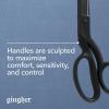 imageGingher Featherweight Bent Handle Scissors  8quot Stainless Steel Shears  Sharp Fabric Scissors  Black8 Shears