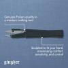 imageGingher Featherweight Thread Clippers  4quot Stainless Steel Snips  Sharp Thread Puller with Protective Cap for Crafts  Black