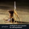 imageGingher Stork Embroidery Scissors and Leather Sheath  35quot Craft Scissors for Fabric Thread and Needlework Yarn Cutting  Gold35 Embroidery  Stork