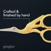 imageGingher Stork Embroidery Scissors and Leather Sheath  35quot Craft Scissors for Fabric Thread and Needlework Yarn Cutting  Gold35 Embroidery  Stork