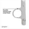 imageGingher Stork Embroidery Scissors and Leather Sheath  35quot Craft Scissors for Fabric Thread and Needlework Yarn Cutting  Gold45 Thread Nippers