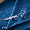 imageGingher Stork Embroidery Scissors and Leather Sheath  35quot Craft Scissors for Fabric Thread and Needlework Yarn Cutting  Gold5 Knife Edge