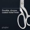 imageGingher Stork Embroidery Scissors and Leather Sheath  35quot Craft Scissors for Fabric Thread and Needlework Yarn Cutting  Gold8 Dressmaker  Serrated