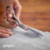 imageGingher Stork Embroidery Scissors and Leather Sheath  35quot Craft Scissors for Fabric Thread and Needlework Yarn Cutting  Gold8 Dressmaker