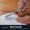 imageGingher Stork Embroidery Scissors and Leather Sheath  35quot Craft Scissors for Fabric Thread and Needlework Yarn Cutting  Gold8 Dressmaker
