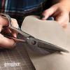 imageGingher Utility Shears with Protective Sheath  8quot Stainless Steel Fabric Scissors  BluntTip Knife Edge Fabric Shears  Silver