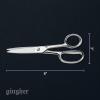 imageGingher Utility Shears with Protective Sheath  8quot Stainless Steel Fabric Scissors  BluntTip Knife Edge Fabric Shears  Silver