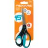 imageFiskars 8quot LeftHanded Softgrip Teen Scissors for Ages 15  Scissors for School or Crafting Back to School Supplies Blue SpeckledBlue Speckled