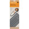 imageFiskars Fabric Cutting 2pc Set for Sewing  with 45mm Rotary Cutter and 5in x 17in Cutting Mat