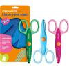 imageFiskars Kidzors Paper Edgers Scissors  Decorative Scissors for Paper Cardstock ampamp Crafts For Crafting and School Supplies 5 inches 3 PackGreen  Pink  Blue
