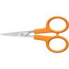 imageFiskars Premier No 5 MicroTip OrangeHandled Fabric Scissors  Double Loop Handle  Sewing and Craft Scissors  Orange5 inches