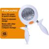 imageFiskars Round n Round Punch  XL Squeeze Cutter for Paper  Arts Crafts and Scrapbooking Supplies  2quot CircleXL Seal of Approval