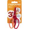 imageFiskars Starter Toddler Scissors for Kids Ages 2 3Pack Small Safety Plastic Scissors Easy Grip Art Supplies for Kids for Back to School Left and Right Handed SuitableTraining  Red