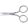 imageGingher Embroidery Scissors with Large Handle and Leather Sheath  4quot Craft Scissors for Fabric Thread and Needlework Yarn Cutting  Silver