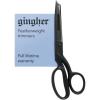 imageGingher Featherweight Bent Handle Scissors  8quot Stainless Steel Shears  Sharp Fabric Scissors  Black8 Shears