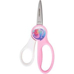 imageFISKARS Magic Morph Kids Scissors  Image Moves when Tilted  Pointedtip for Ages 4  Fun TRex Design  Back to School SuppliesMermaid