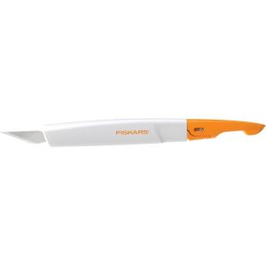 imageFiskars 1651101001 Easy Change Detail Craft Knife No 11 blade OrangeWhiteEasy Change Knife  11 Blade