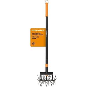 imageFiskars 40quot Steel Tiller Long Handle Hand Tiller for Gardening Garden ToolRotary Cultivator