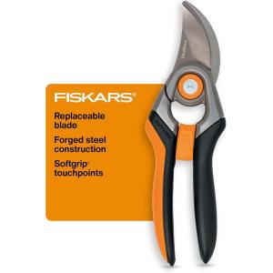 imageFiskars Bypass Pruning Shears 58Inch Cut Capacity Garden Clippers Gardening Scissors with Sharp Rust Resistant Steel BladeForged Pruner