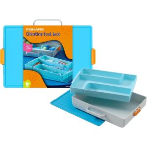 imageFiskars Kids Cutting Pen and Mat  Safe Precision Cutting Tool with Foldable NonSlip Mat for Crafting and School ProjectsCreating Toolbox