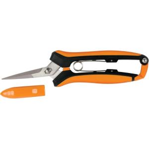 imageFiskars MicroTip Rose Pruning Shears 6quot Garden Shears NonStick Coated Stainless Steel Blade Gardening Scissors with SoftGrip HandlePruning Snips Curved