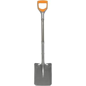 imageFiskars PRO Transfer Shovel 42 Inch HeavyDuty Aluminum Shovel with DHandle for Maximum Leverage Ideal for Moving Gravel Soil and Garden DebrisTransfer Shovel  42 in