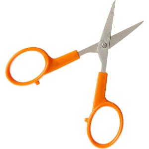 imageFiskars Premier No 5 MicroTip OrangeHandled Fabric Scissors  Double Loop Handle  Sewing and Craft Scissors  Orange4 inches