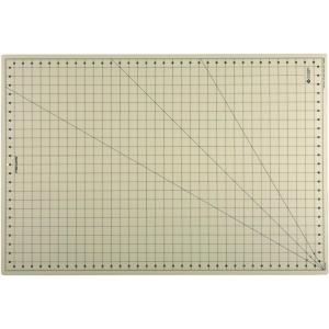 imageFiskars Self Healing Eco Cutting Mat with Grid for Sewing Quilting and Crafts  24quot x 36 Grid24x36