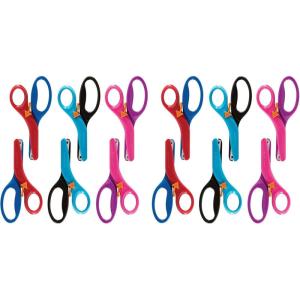 imageFiskars Training Scissors for Preschoolers Ages 3 6Pack Small Kids Safety Scissors with Training Lever Easy to Use Preschooler Art Supplies Back to School Supplies12Pack
