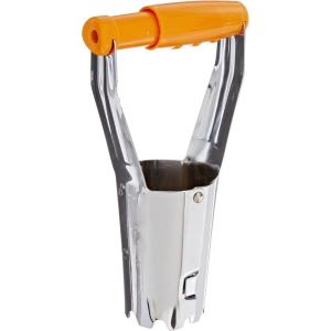 imageFiskars Xact Standing Bulb Planter 413 Inch SilverBulb Transplanter