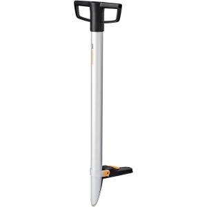imageFiskars Xact Standing Bulb Planter 413 Inch SilverStanding Bulb Planter