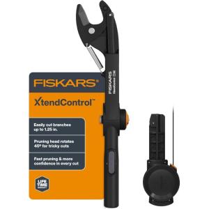 imageFiskars XtendControl Pruning Head and Cord Reel with Linear DoublePulley System QuickAdjust PullCord Handle Compatible with XtendControl Extension Poles Pole Not IncludedAutomatic Cord Reel