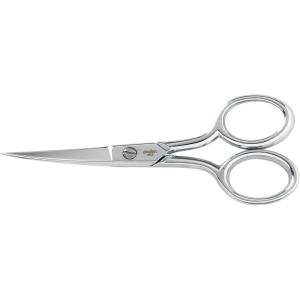 imageGingher Stork Embroidery Scissors and Leather Sheath  35quot Craft Scissors for Fabric Thread and Needlework Yarn Cutting  Gold4 Embroidery  Curved