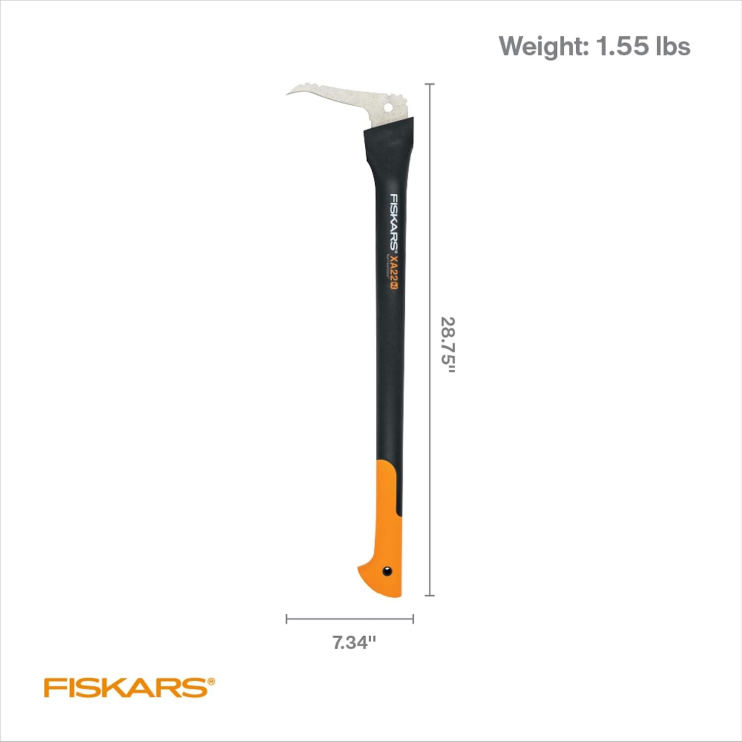 imageFiskars 28quot Hookaroon Saves Your Back  Lift Drag ampamp Load Heavy Rounds of Firewood and Split Wood  Sharp and Lightweight Pick Tool for Logs  Pickaroon Logging Tool  Forestry Tools28 Inch
