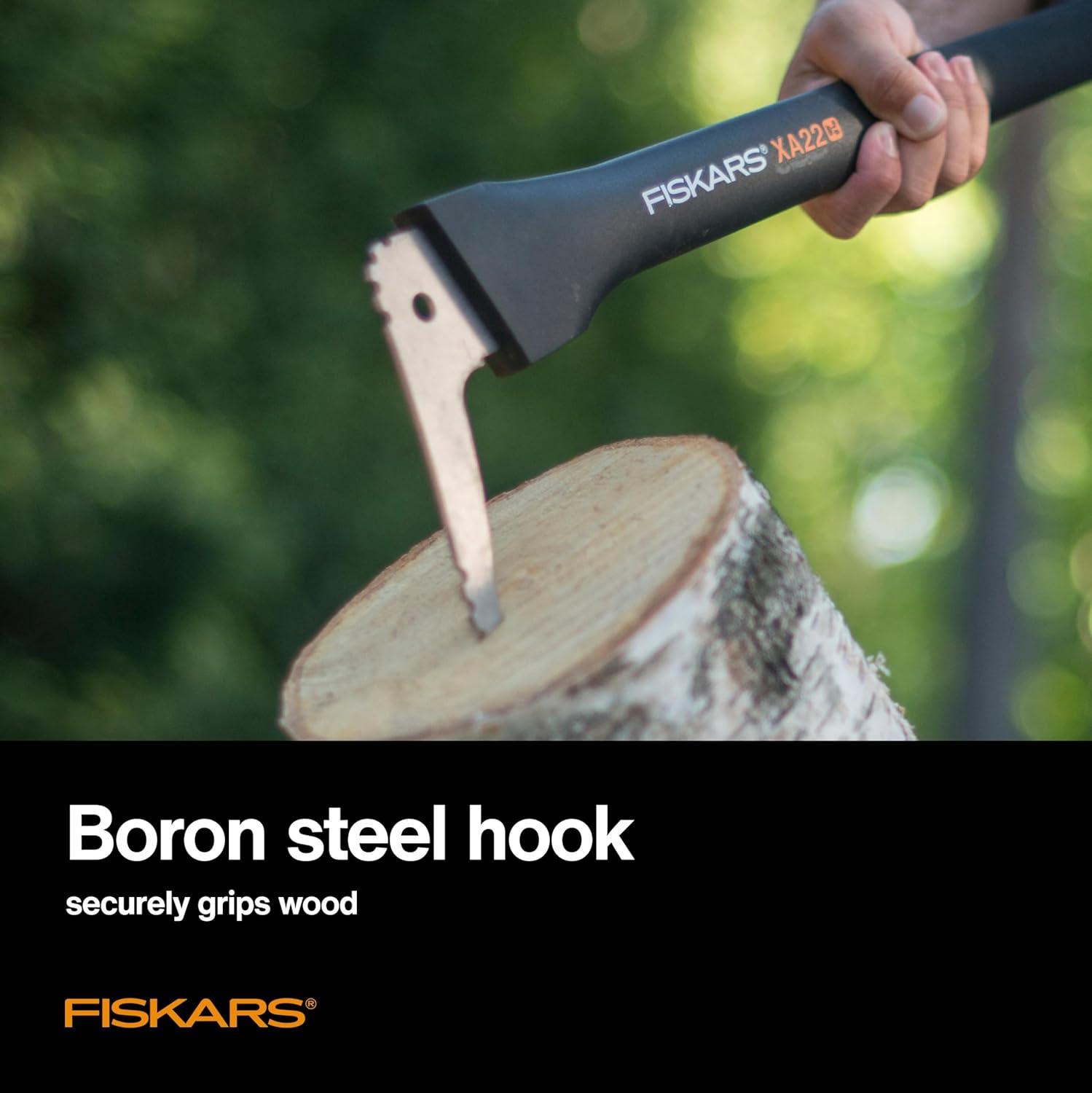 imageFiskars 28quot Hookaroon Saves Your Back  Lift Drag ampamp Load Heavy Rounds of Firewood and Split Wood  Sharp and Lightweight Pick Tool for Logs  Pickaroon Logging Tool  Forestry Tools28 Inch