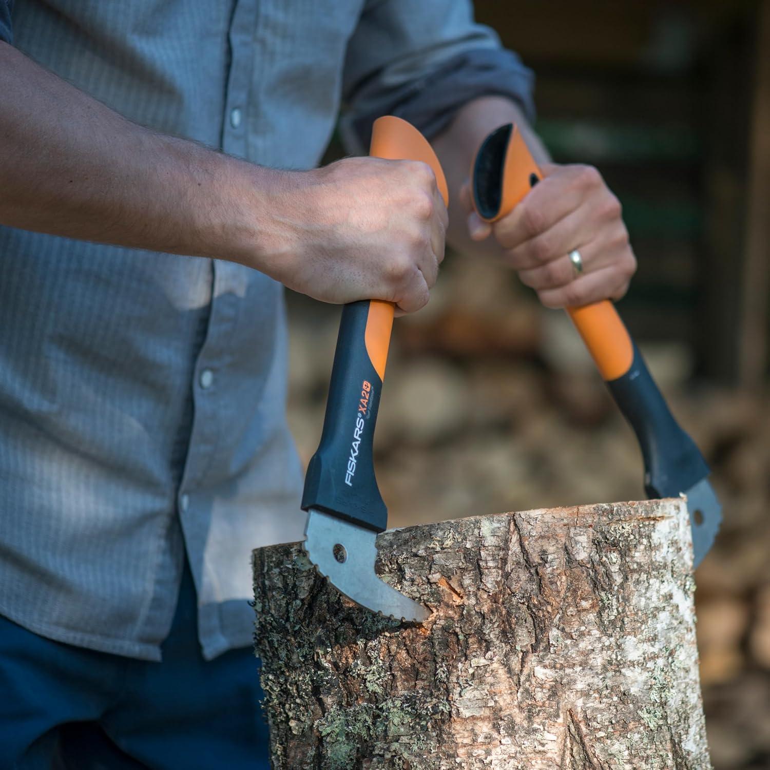 imageFiskars 28quot Hookaroon Saves Your Back  Lift Drag ampamp Load Heavy Rounds of Firewood and Split Wood  Sharp and Lightweight Pick Tool for Logs  Pickaroon Logging Tool  Forestry Tools12 Inch