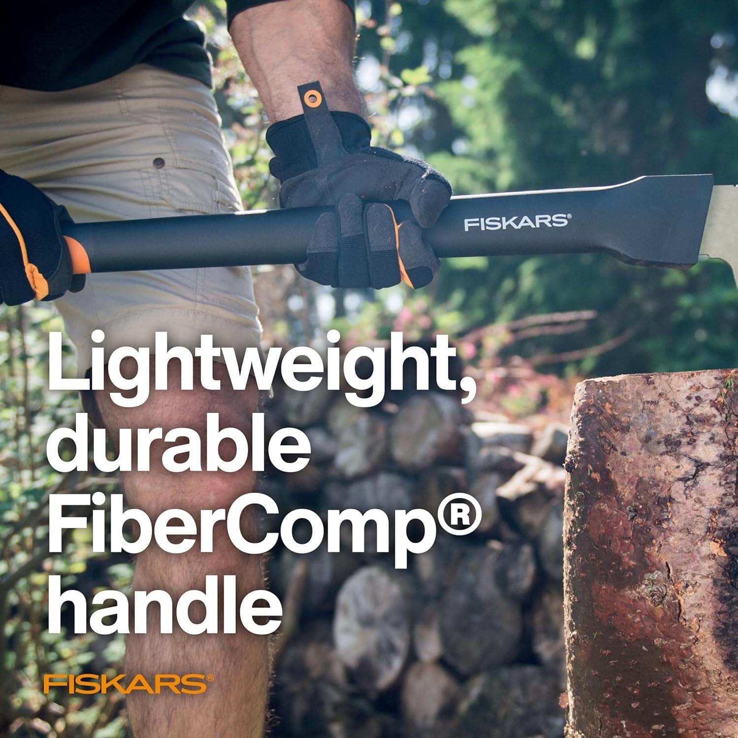 imageFiskars 28quot Hookaroon Saves Your Back  Lift Drag ampamp Load Heavy Rounds of Firewood and Split Wood  Sharp and Lightweight Pick Tool for Logs  Pickaroon Logging Tool  Forestry Tools28 Inch