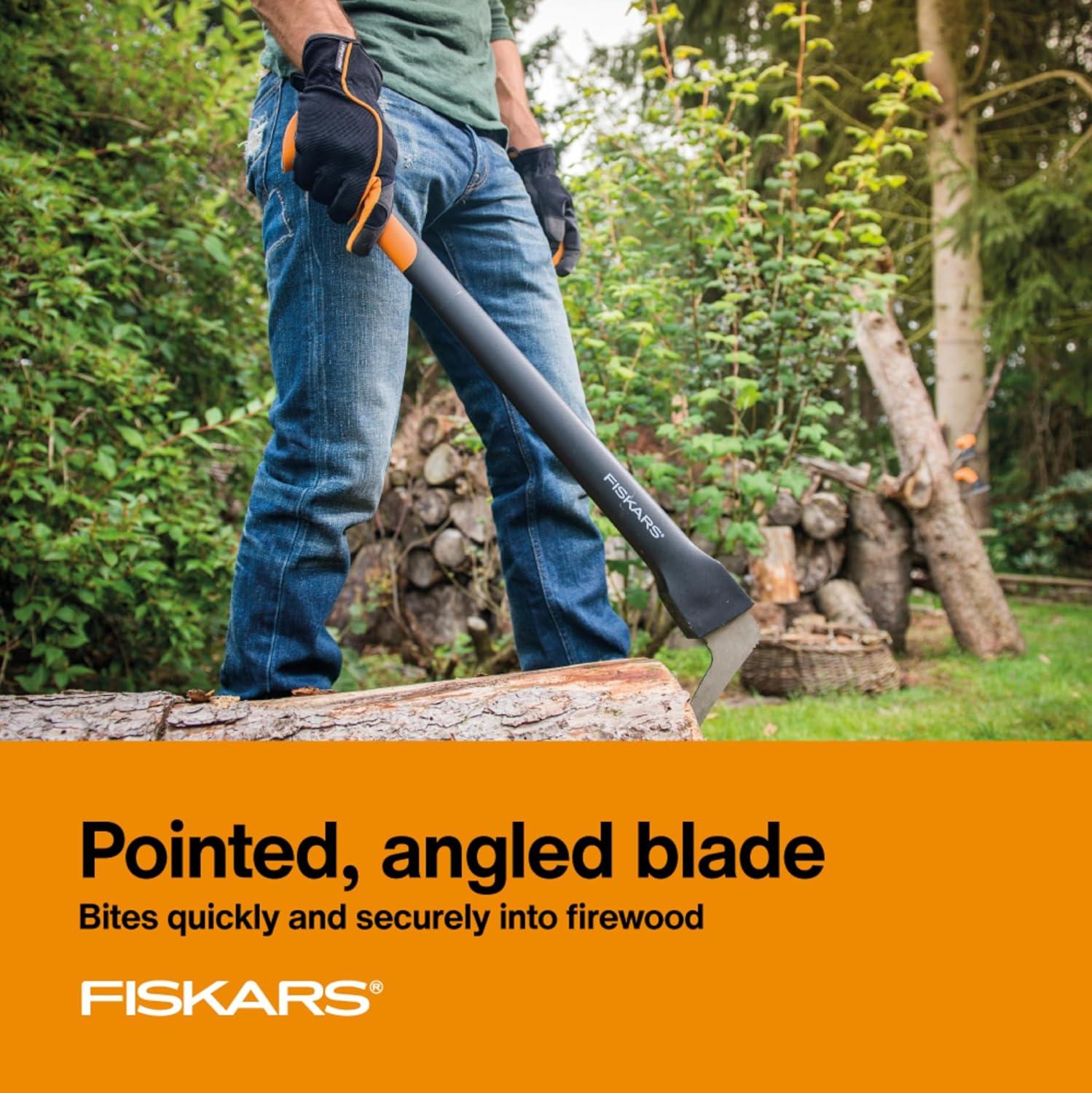 imageFiskars 28quot Hookaroon Saves Your Back  Lift Drag ampamp Load Heavy Rounds of Firewood and Split Wood  Sharp and Lightweight Pick Tool for Logs  Pickaroon Logging Tool  Forestry Tools28 Inch