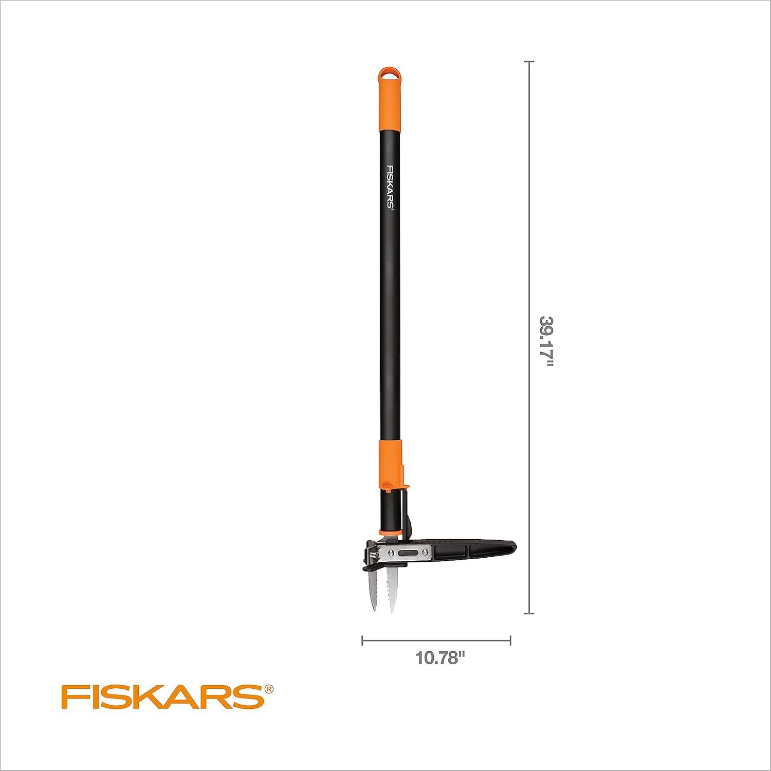 imageFiskars 3Claw Stand Up Weed Puller Tool Gardening Weeder Hand Weeding Tool with 39quot Long Ergonomic Handle with EasyEject Mechanism3claw