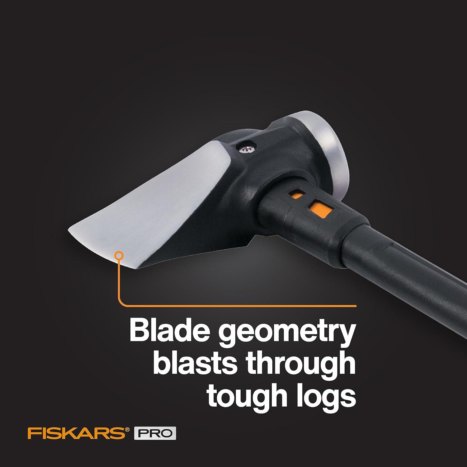 imageFiskars 8 lb Splitting Maul  36quot ShockAbsorbing Comfort Grip Handle  Rust Resistant Forged Steel Blade  Wood Splitter Maul for Hardwood  Split Wood for Campfires  Bushcraft GearPro IsoCore 8lb Maul