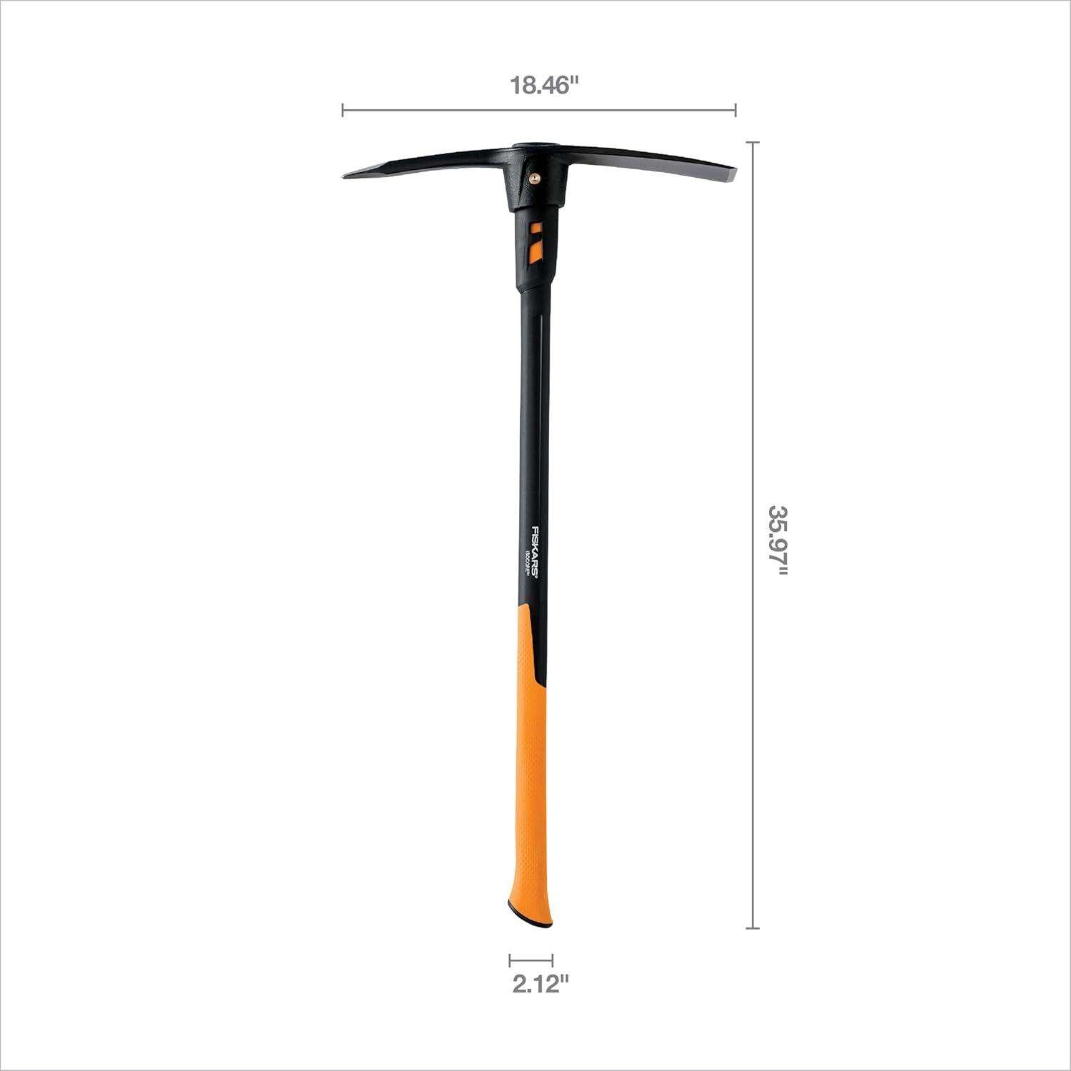 imageFiskars 8 lb Splitting Maul  36quot ShockAbsorbing Comfort Grip Handle  Rust Resistant Forged Steel Blade  Wood Splitter Maul for Hardwood  Split Wood for Campfires  Bushcraft GearPro IsoCore 5lb Pick