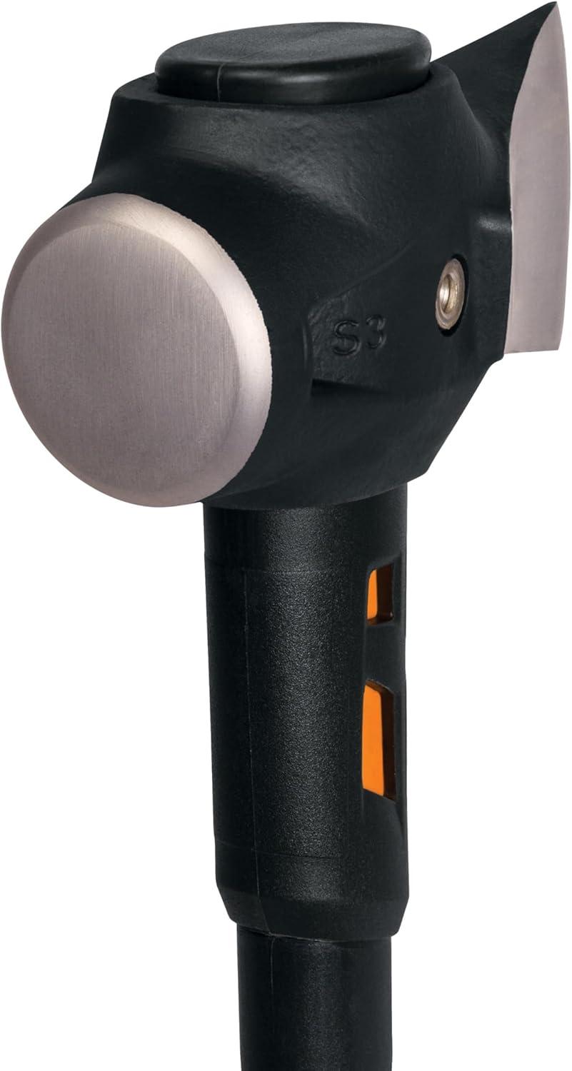 imageFiskars 8 lb Splitting Maul  36quot ShockAbsorbing Comfort Grip Handle  Rust Resistant Forged Steel Blade  Wood Splitter Maul for Hardwood  Split Wood for Campfires  Bushcraft GearPro IsoCore 6 lb Maul