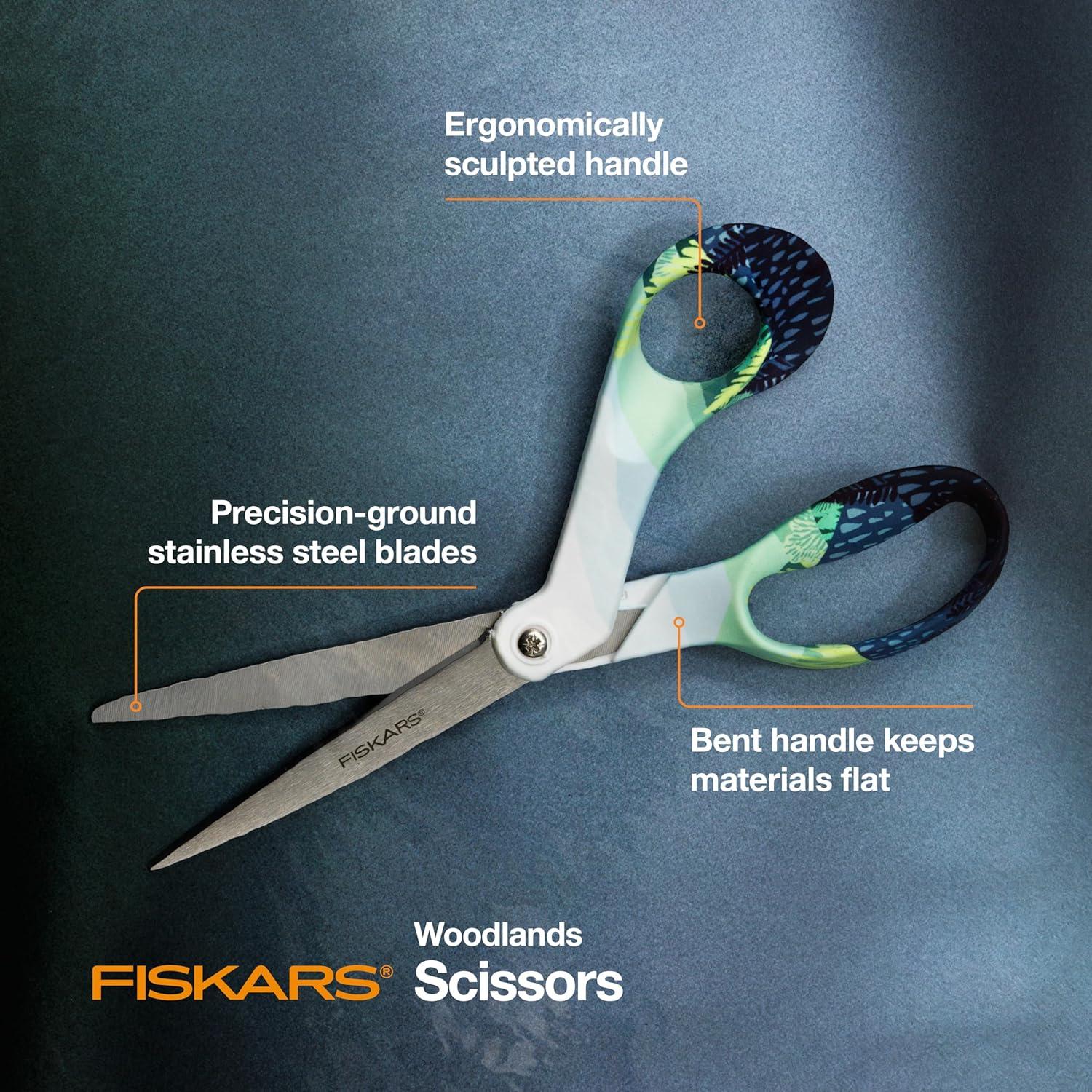 imageFiskars Explore Collection Scissors Woodlands 8 in