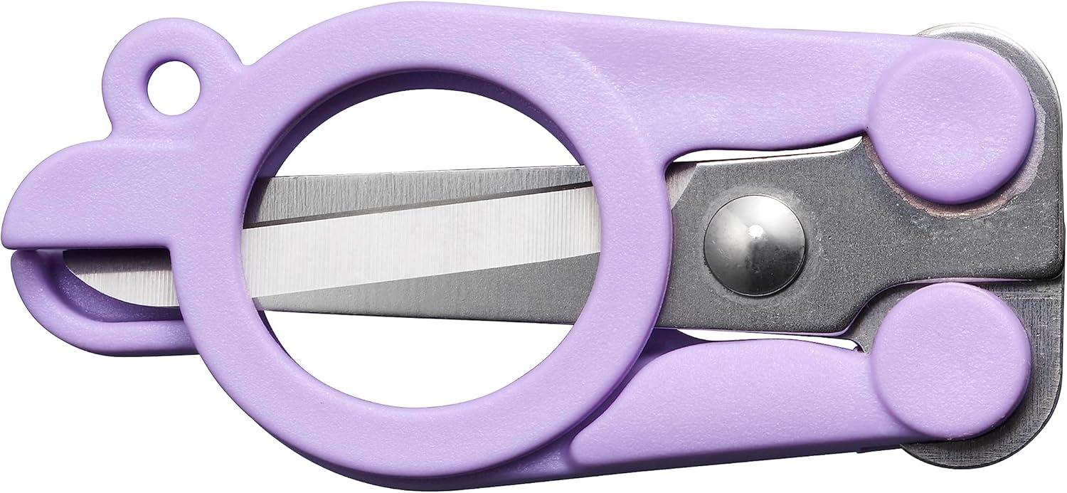 imageFiskars Explore Folding Scissor Designer Collection Ultra Lilac Travel Friendly